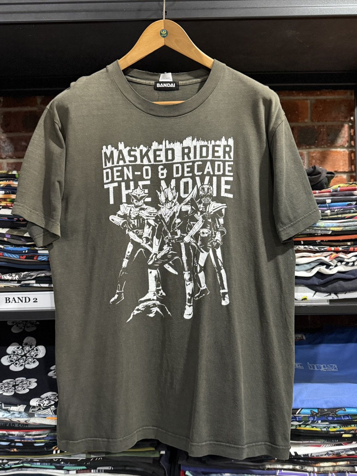 Anime × Vintage Thrashed Vintage Masked Rider Bandai Sun Faded Tee Size US L / EU 52-54 / 3 - 1 Thumbnail