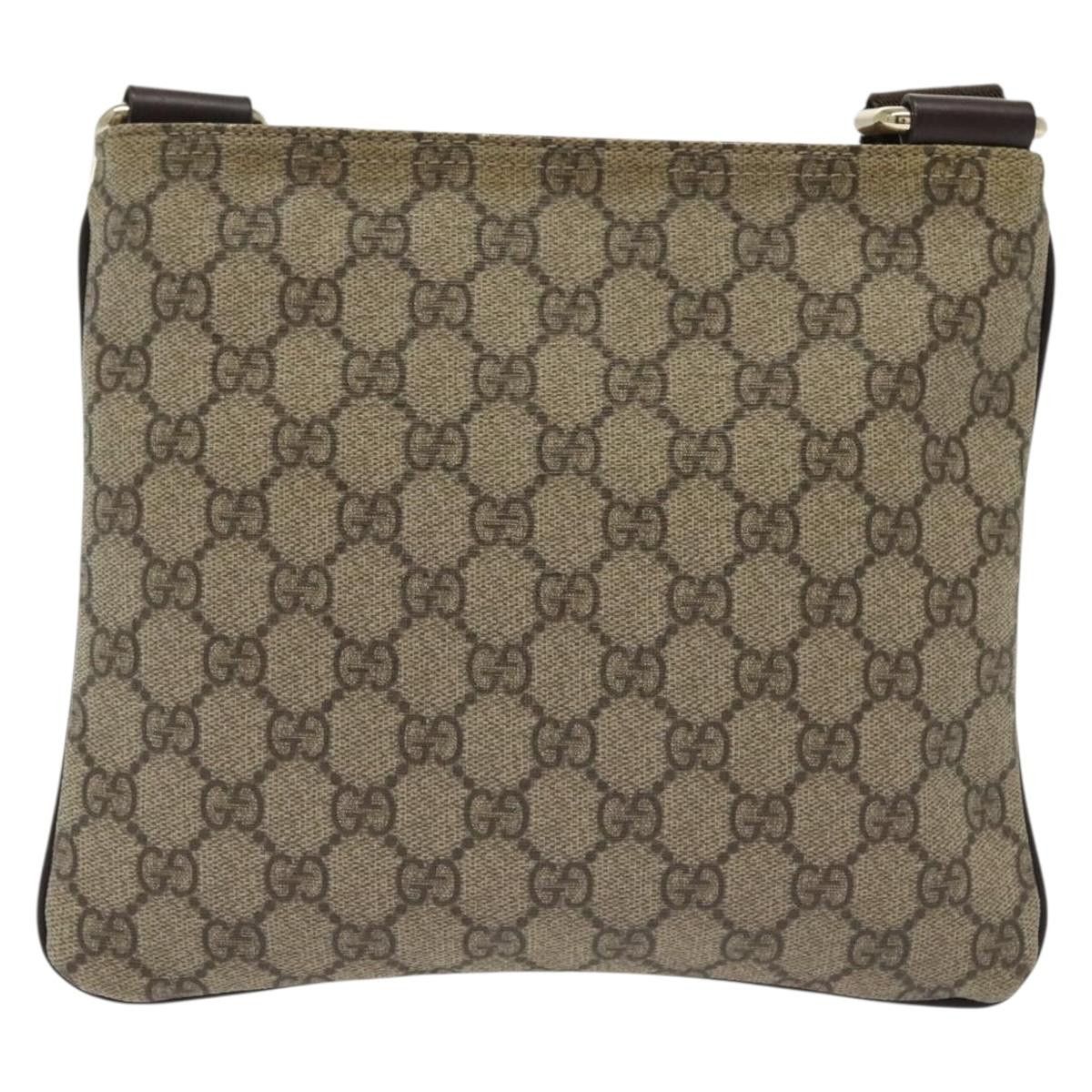 Gucci GUCCI GG Supreme Shoulder Bag Pvc Beige Gold Size ONE SIZE - 3 Thumbnail