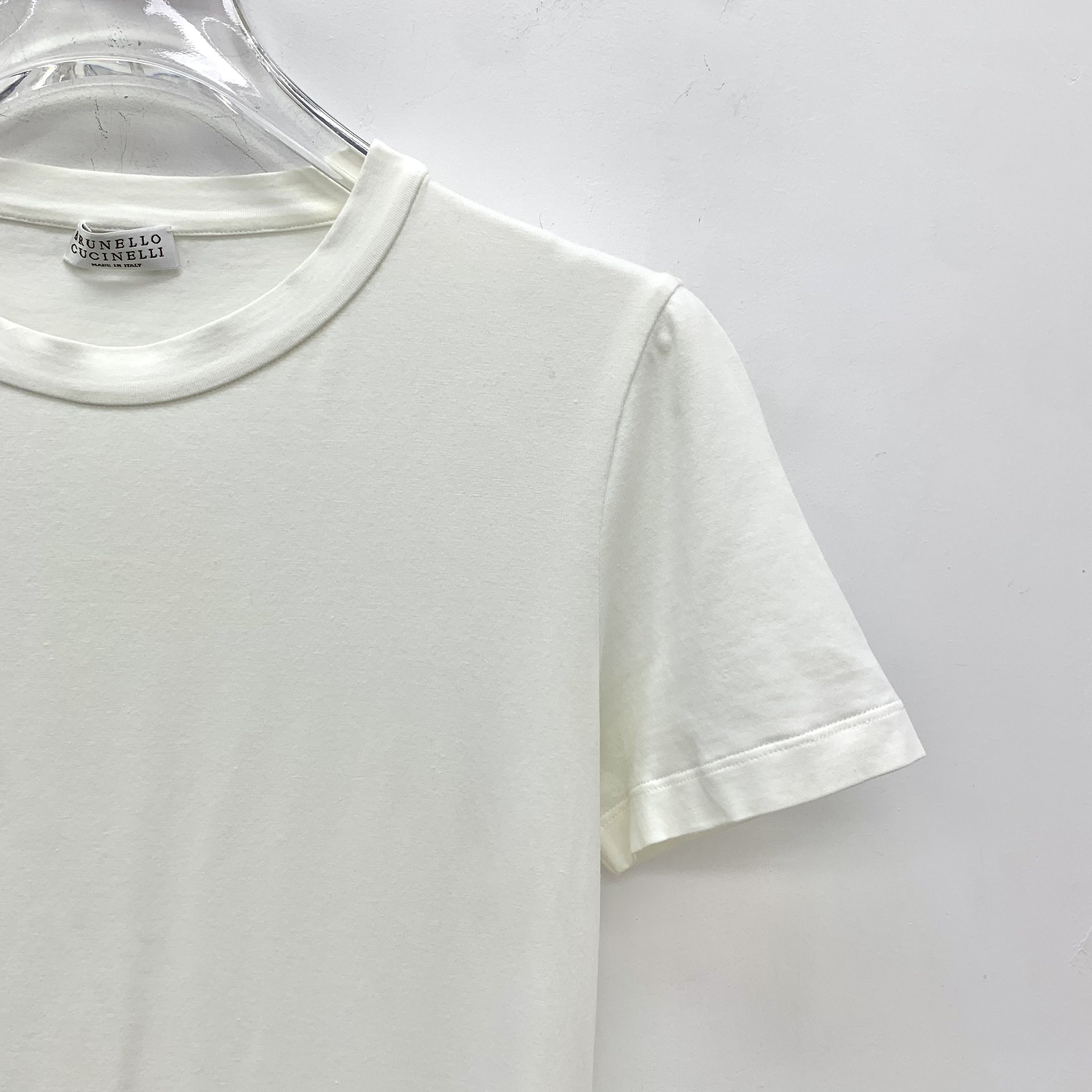 Brunello Cucinelli Brunello Cucinelli Cotton T-Shirt White (S) Size US S / EU 44-46 / 1 - 3 Thumbnail