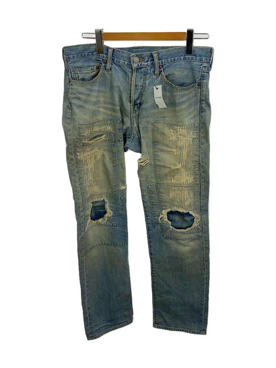 Hysteric Glamour Distressed Patchwork Denim Jeans Size US 32 / EU 48 - 1 Thumbnail