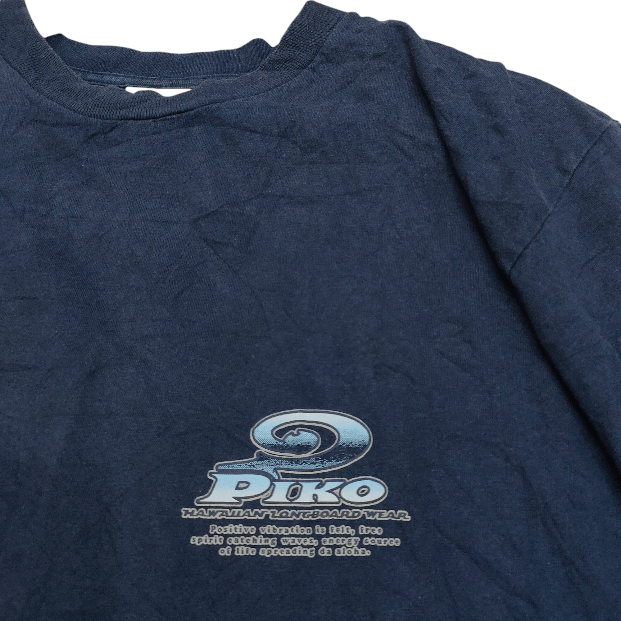 Vintage Vintage 90s Piko Hawaiian Longboard Tee Size US M / EU 48-50 / 2 - 3 Thumbnail