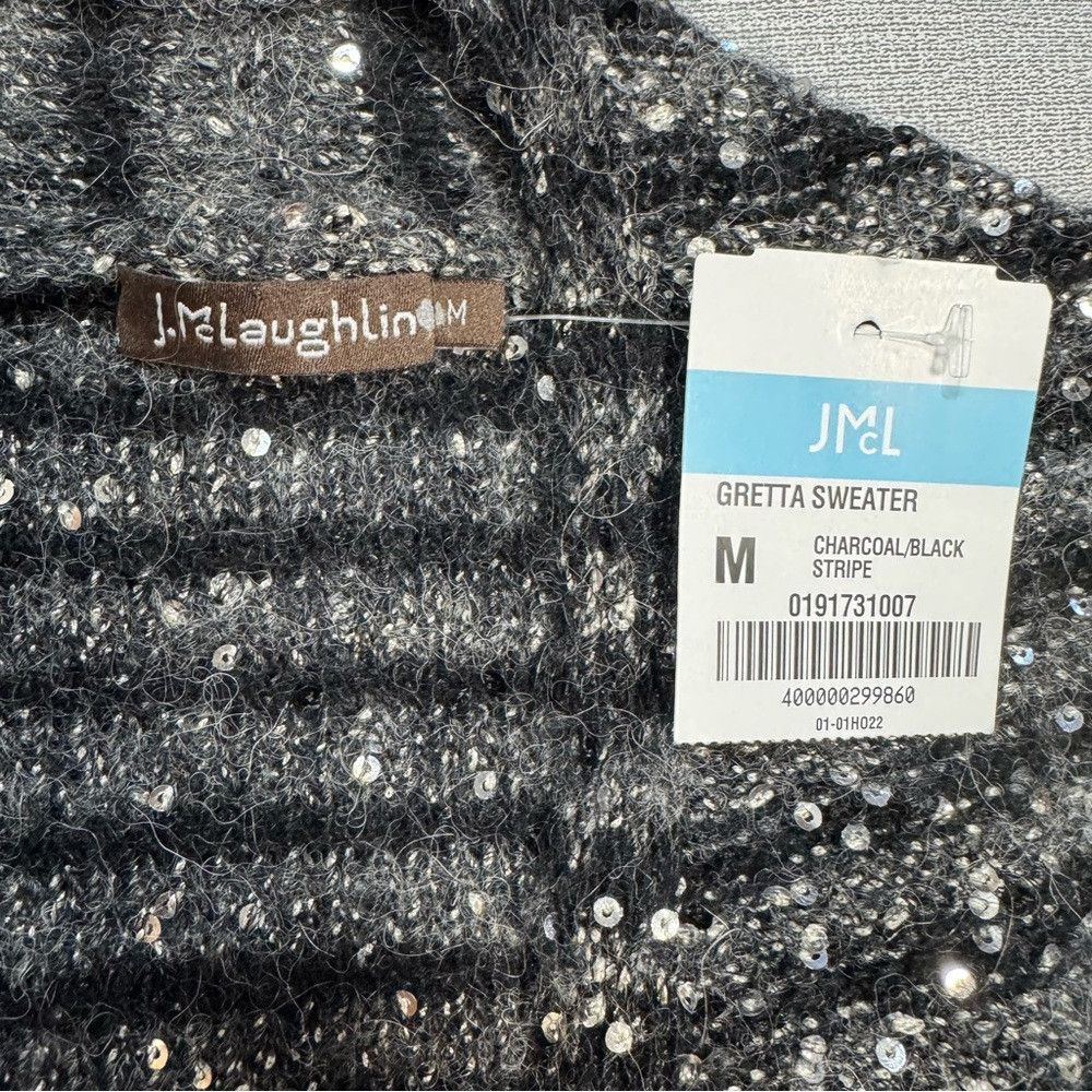 J.McLaughlin NWT New J.McLaughlin Gretta Glitter Merino Wool Blend Sweat Size M / US 6-8 / IT 42-44 - 8 Thumbnail