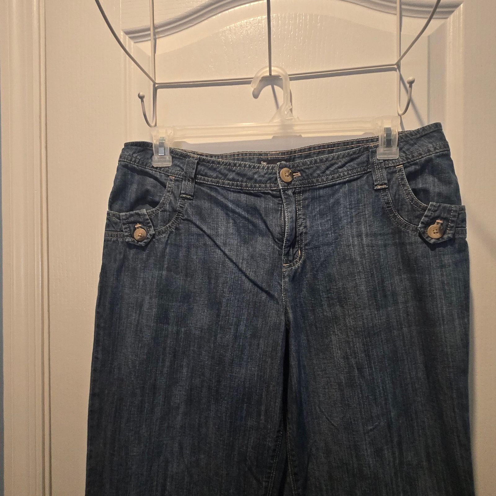 Gap Gap Factory wide leg sailor pocket jeans sz 14 Size 36" / US 14 / IT 50 - 4 Thumbnail