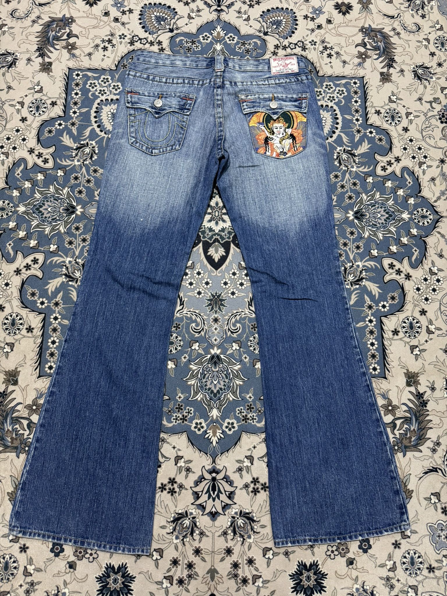 00s TRUE RELIGION flared denim Y2KTrue Religion Jeans Y2k Low Rise