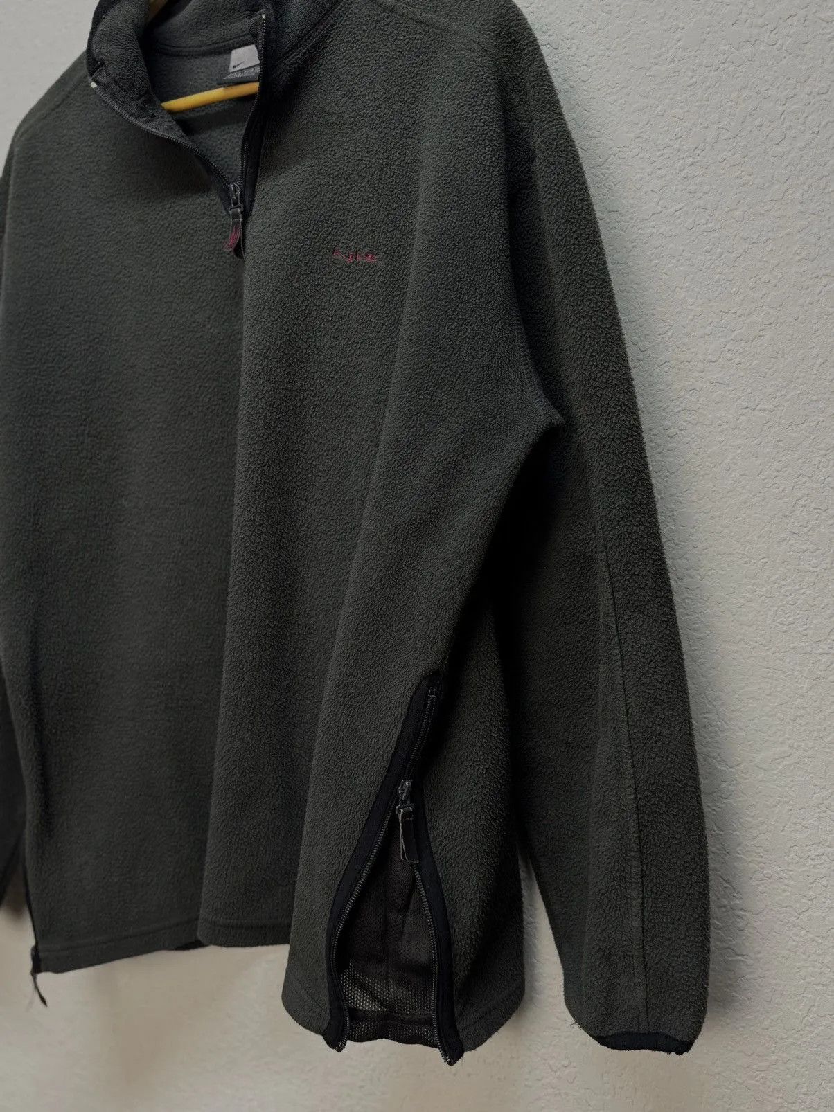 Nike Vintage 90s Nike 1/4 Zip Fleece Pullover Sweater Size US L / EU 52-54 / 3 - 10 Thumbnail