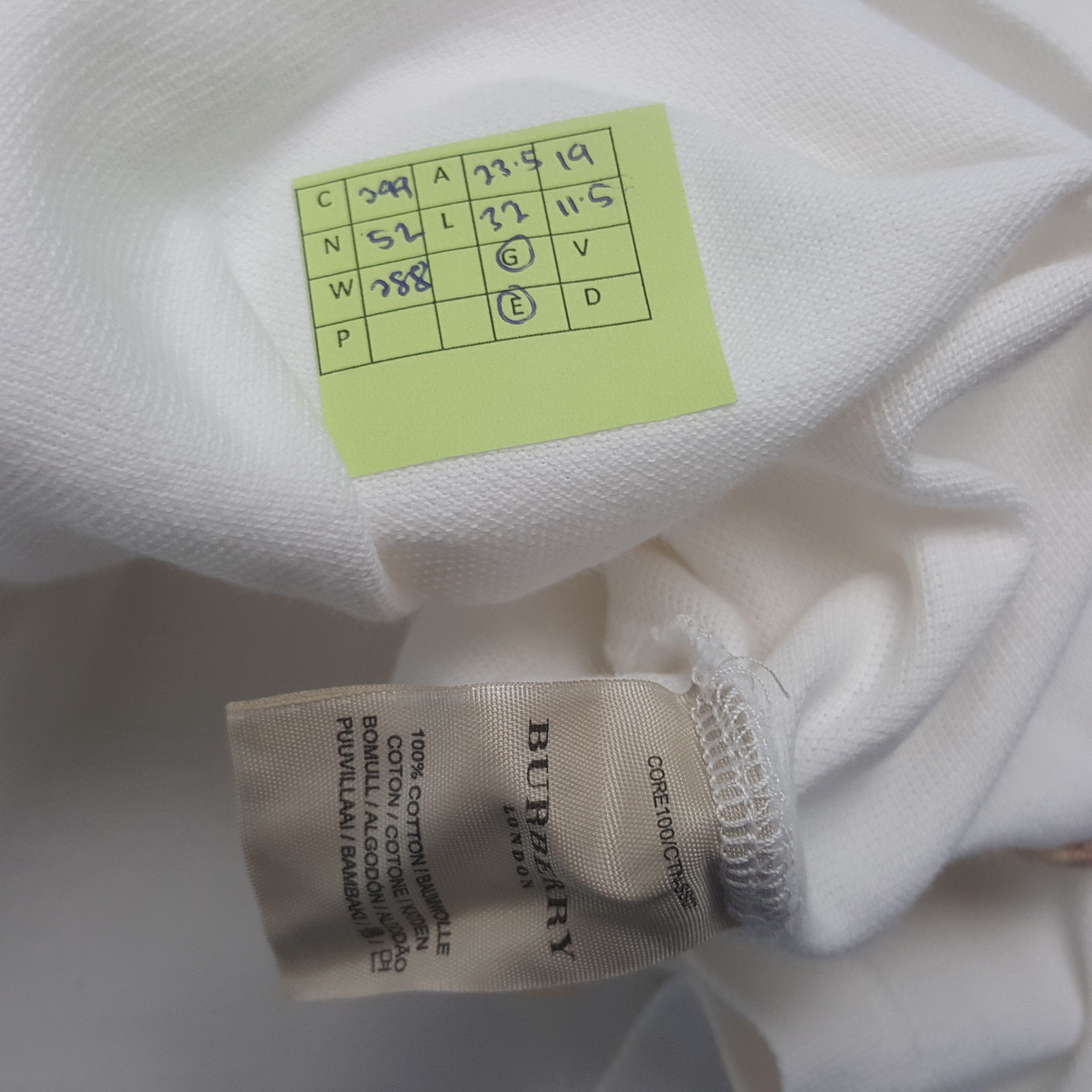 Burberry Vintage Burberry London Nova Check Designer Polos C299N52 Size US XL / EU 56 / 4 - 5 Thumbnail