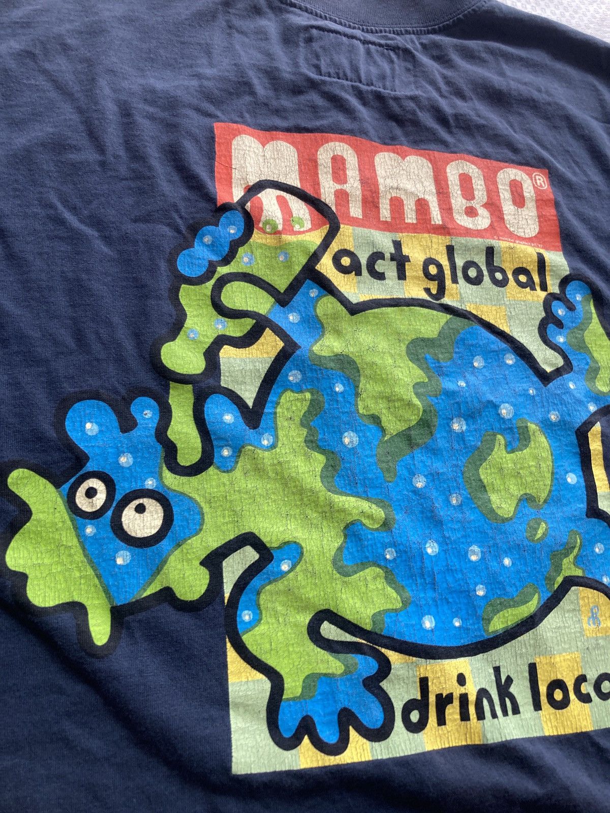 Mambo Mambo Vintage 1997 Tee act global drink local Size US M / EU 48-50 / 2 - 8 Thumbnail