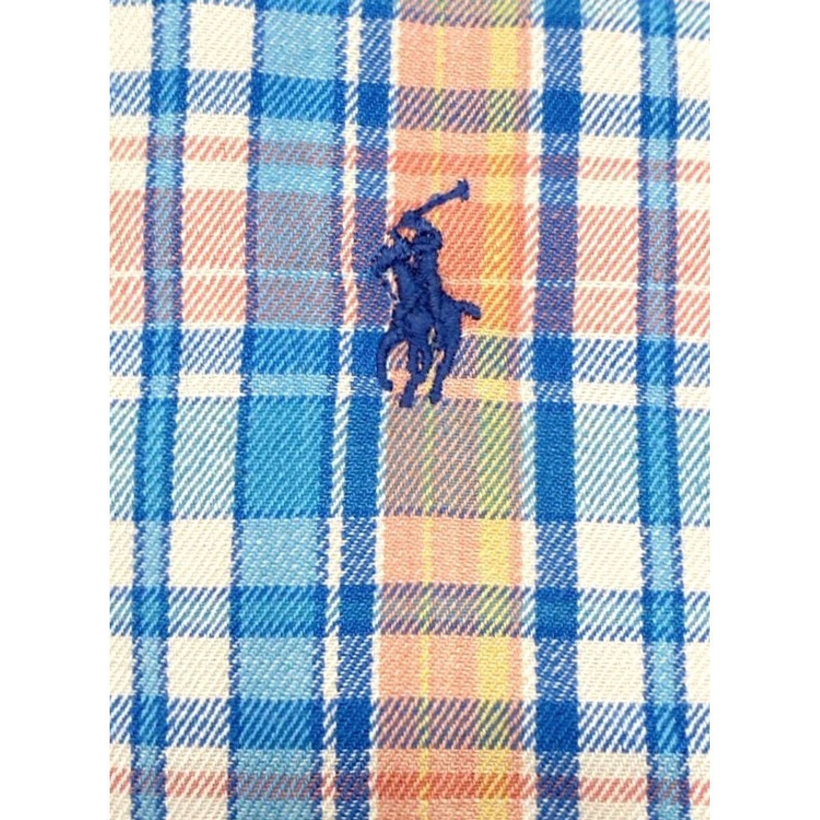 Ralph Lauren Ralph Lauren Blake Long Sleeve Button-Up Mens XL Plaid Shirt Cotton Multicolor 3609 Size US XL / EU 56 / 4 - 4 Thumbnail