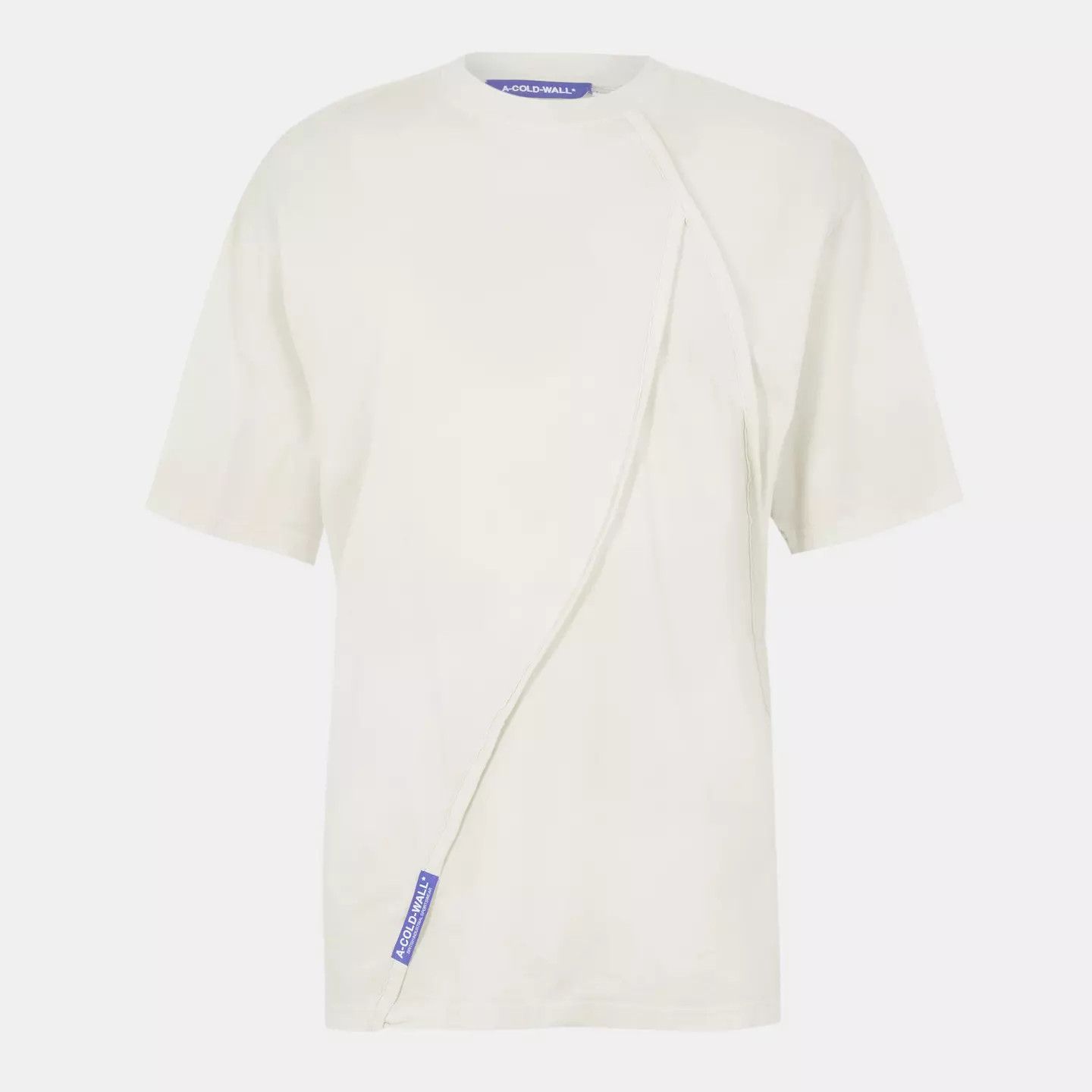 A-COLD-WALL* o1g2r1mq0426 Chartered T-Shirt in Ivory Size US L / EU 52-54 / 3 - 1 Thumbnail
