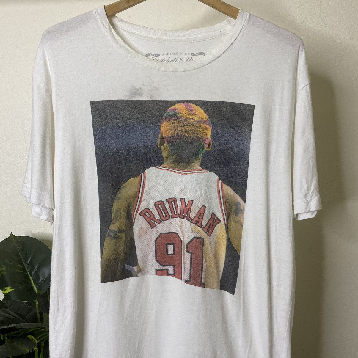 Mitchell & Ness × NBA NBA Star Dennis Rodman x Chicago Bulls Photo Tee Size US M / EU 48-50 / 2 - 2 Thumbnail