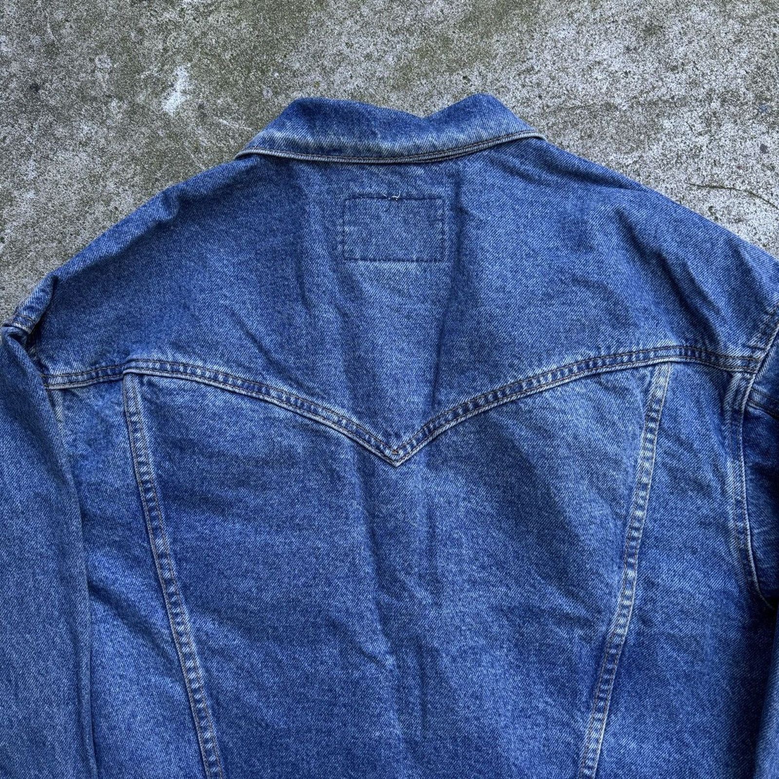 Levi's 80s Levi's Western Trucker Jacket USA ERD Grunge Light Wash Size US M / EU 48-50 / 2 - 13 Thumbnail