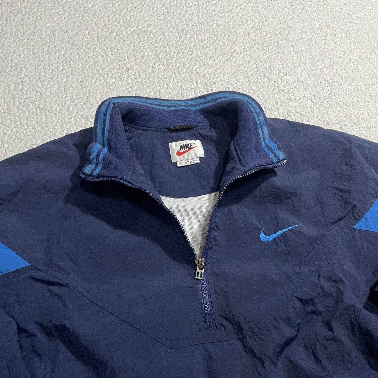 Nike Vintage Nike Half Zip Windbreaker Size US XL / EU 56 / 4 - 5 Thumbnail