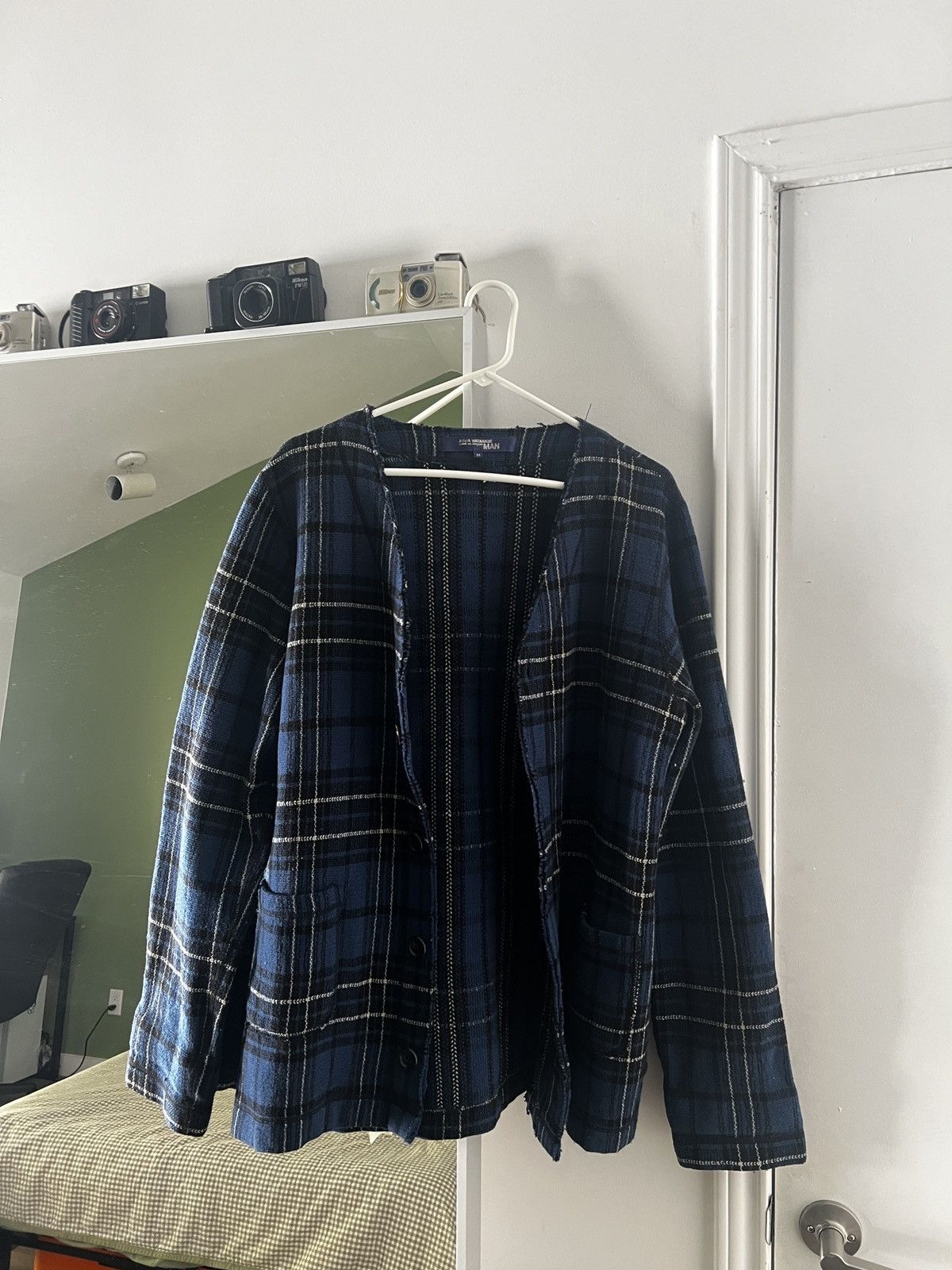 Comme des Garcons Comme des garcon Plaid Wool Cardigan Size US M / EU 48-50 / 2 - 2 Thumbnail