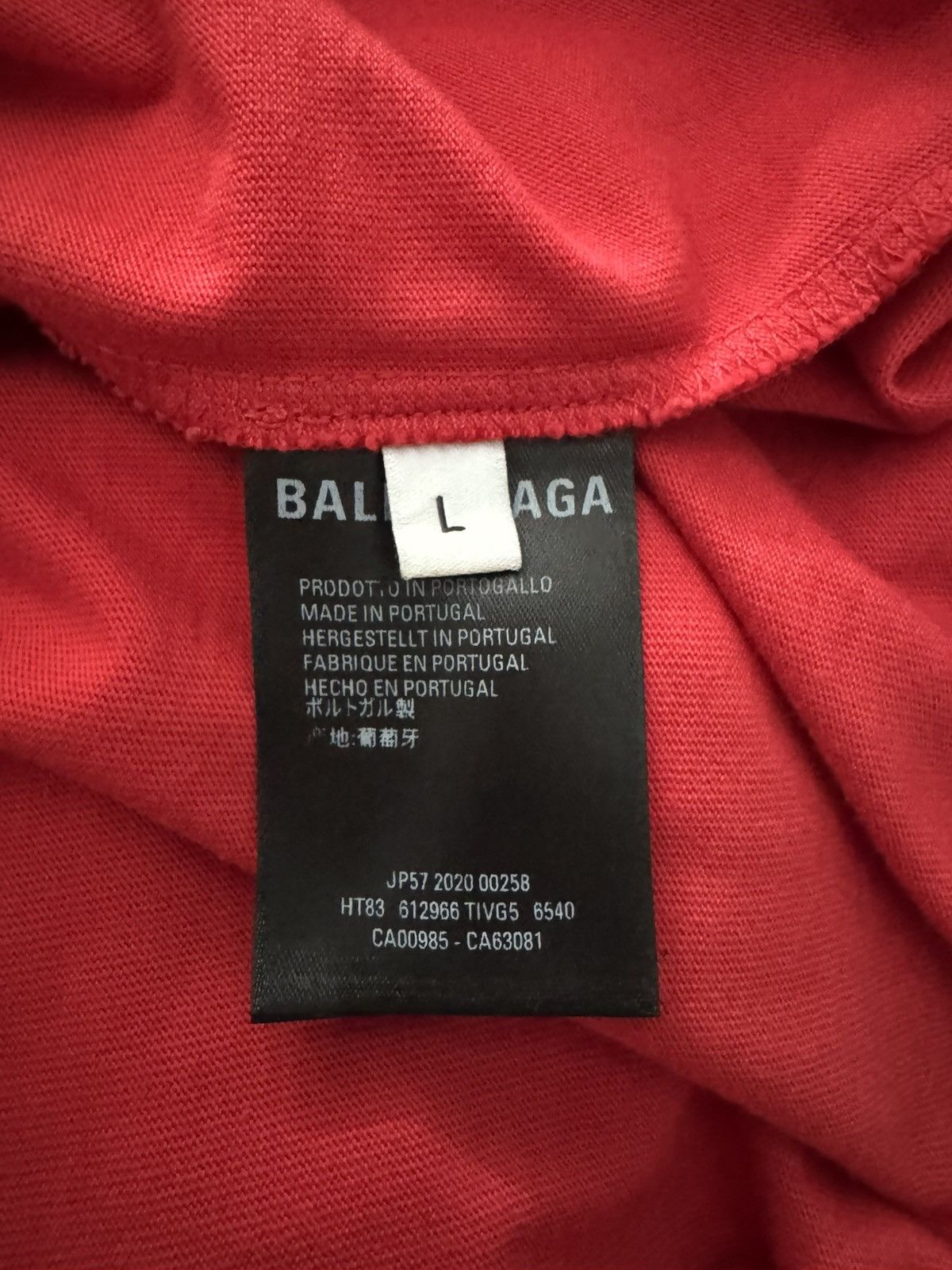 Balenciaga Balenciaga logo tee Size US L / EU 52-54 / 3 - 4 Thumbnail
