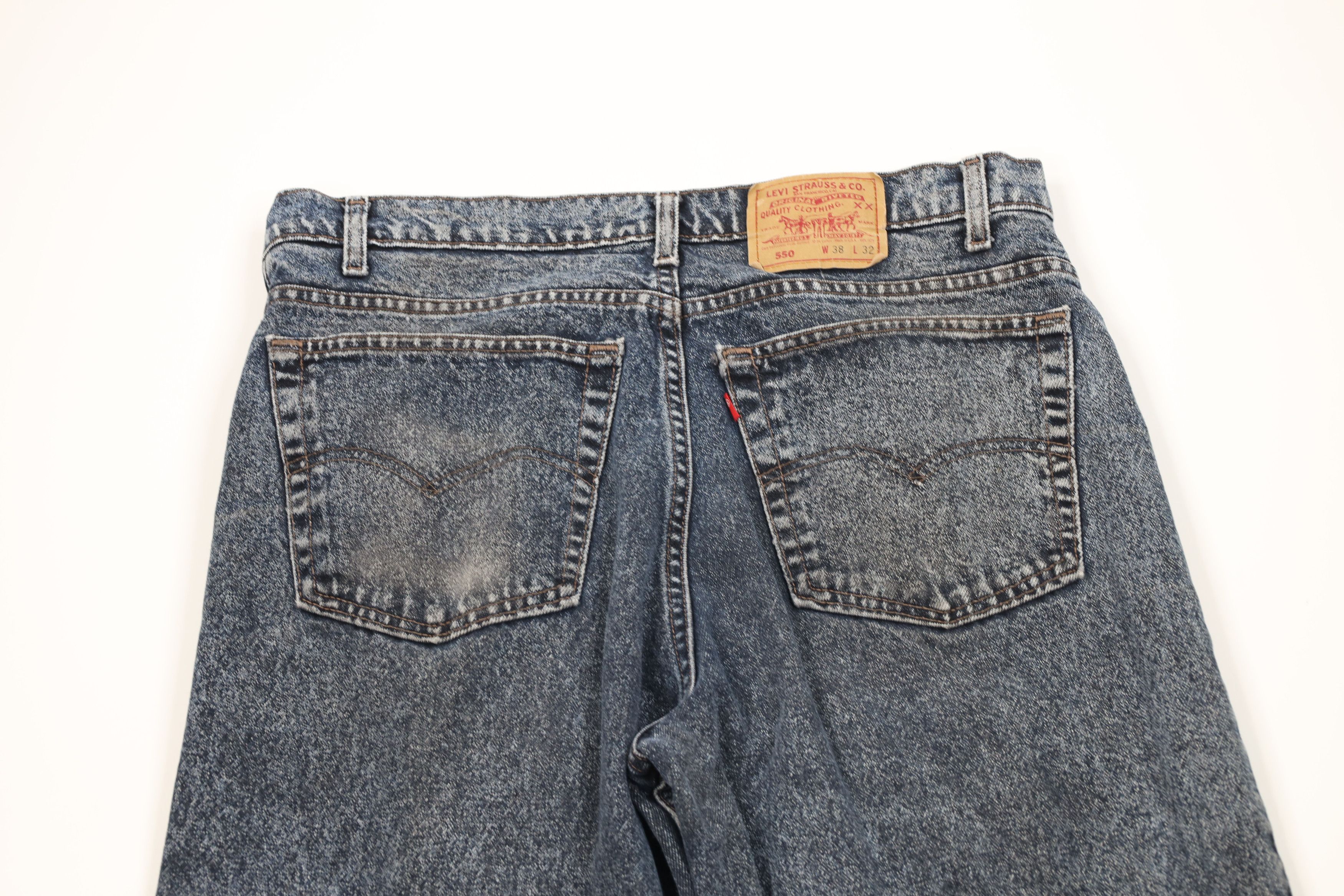 Levi's Vintage 80s 90s Levis 550xx Wash Relaxed Fit Denim Jeans USA Size US 38 / EU 54 - 10 Thumbnail