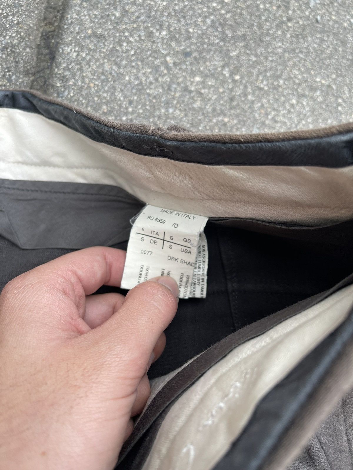 Rick Owens Rick Owens 2000 extreme cargo flight Moleskin pants sun fade Size US 34 / EU 50 - 7 Thumbnail