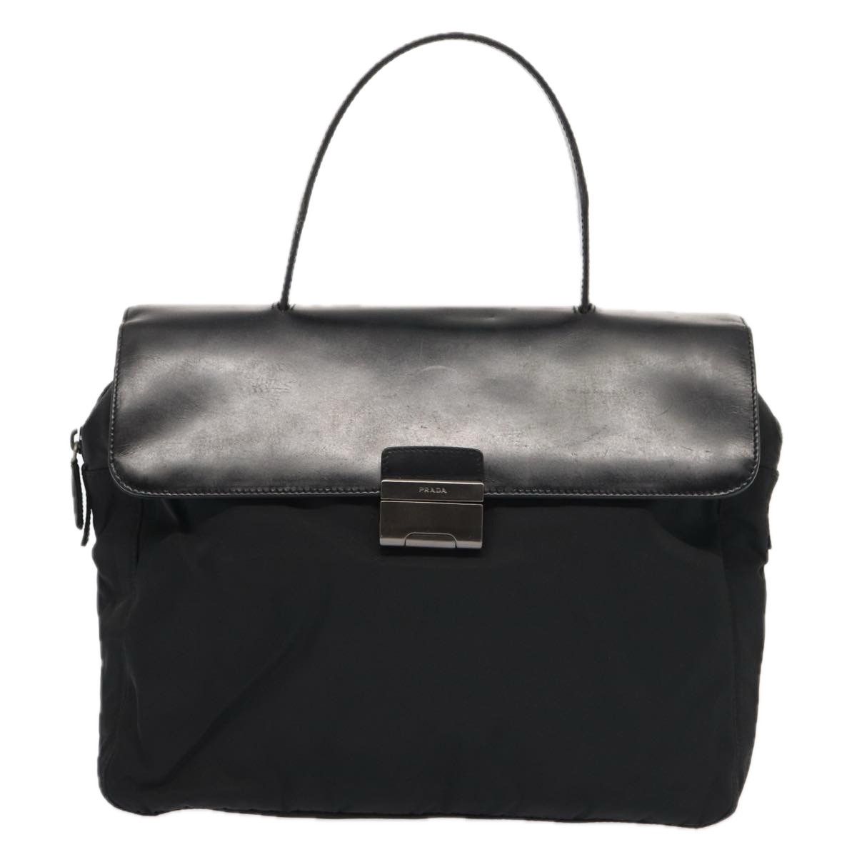 Prada Tessuto Black Synthetic Handbag (Pre-Owned) Size ONE SIZE - 1 Thumbnail