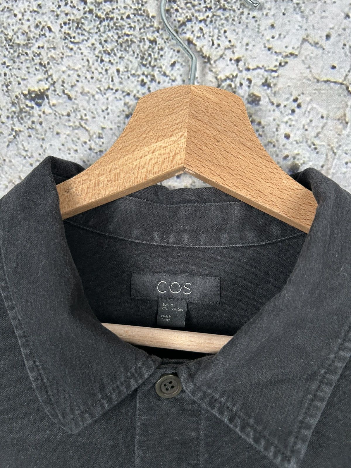 Cos COS Black Shirt Avantgarde Grunge Streetwear Designer Size US M / EU 48-50 / 2 - 4 Thumbnail