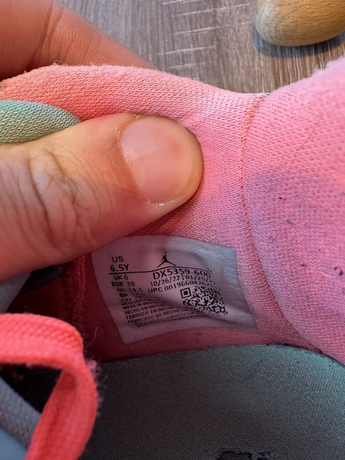 Jordan Brand Size 6.5Y GS) - Jordan Tatum 1 Low Pink Lemonade Shoes Size US 6.5 / EU 39-40 - 10 Thumbnail