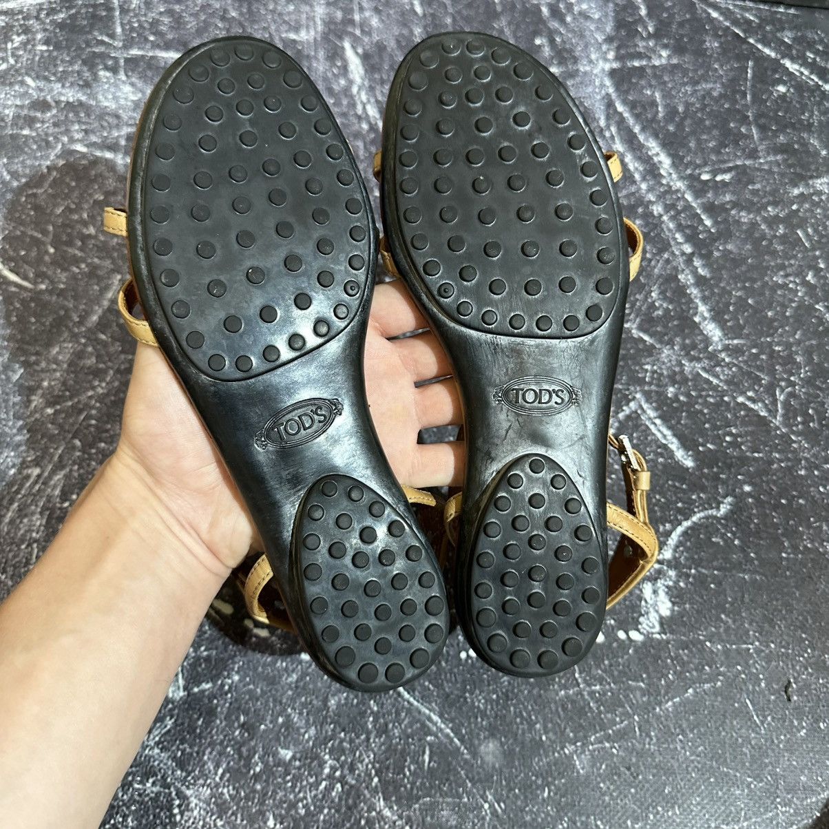 Tod's TOD’S - Women’s Leather Sandals Size 38 Size US 8 / IT 38 - 15 Thumbnail