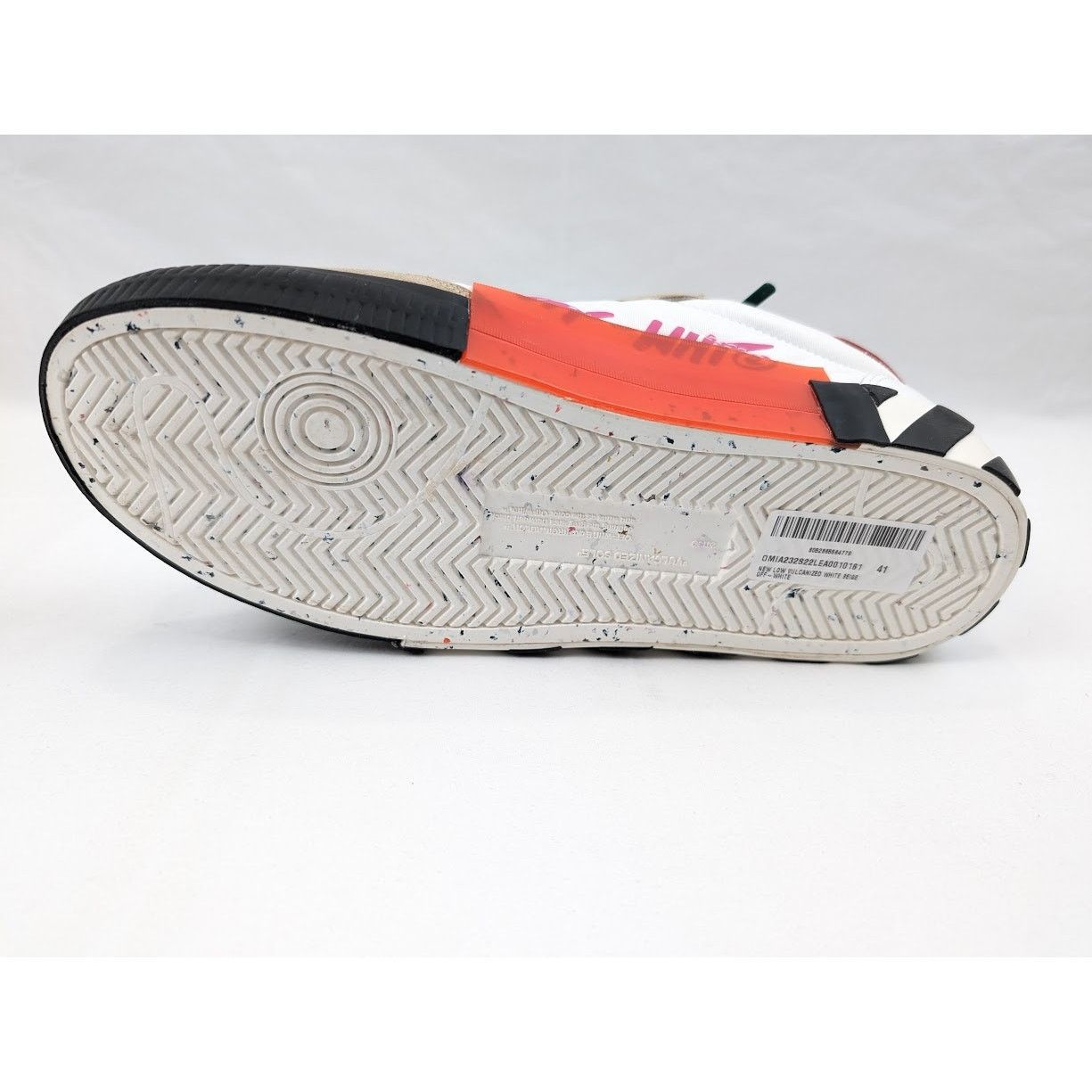 Off-White o1rshd1 New Low Vulcanized Sneakers in White/Beige Size US 8 / EU 41 - 13 Thumbnail
