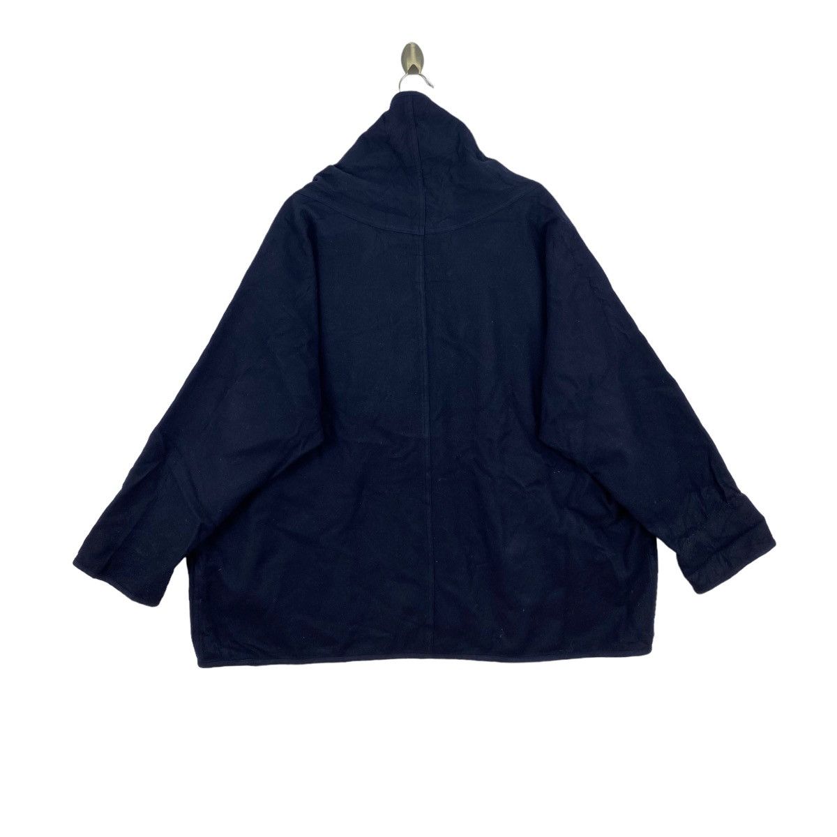 Issey Miyake Vintage 90s PLANTATION ISSEY MIYAKE Japanese Brand Navy Wool Size US M / EU 48-50 / 2 - 2 Thumbnail
