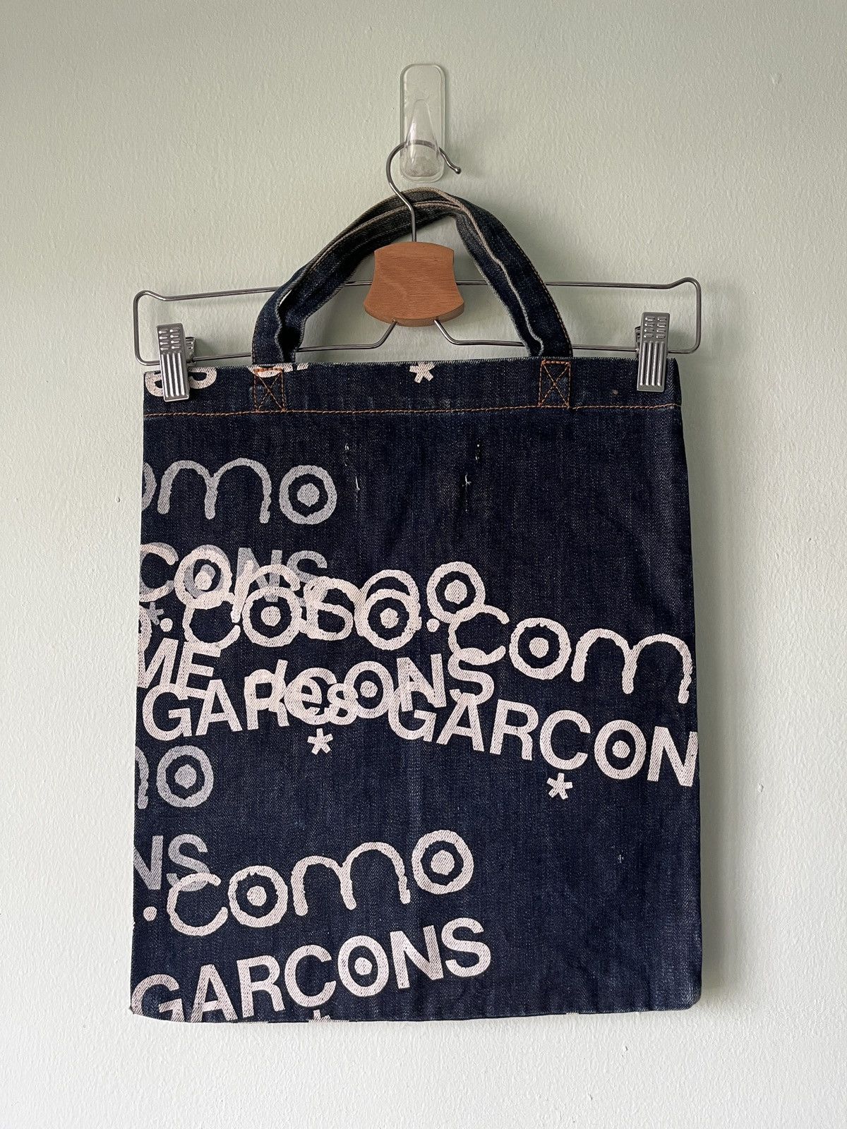10 Corso Como × Comme des Garcons Comme des Garçons x 10 Corso Como Denim Tote Bag Size ONE SIZE - 4 Thumbnail