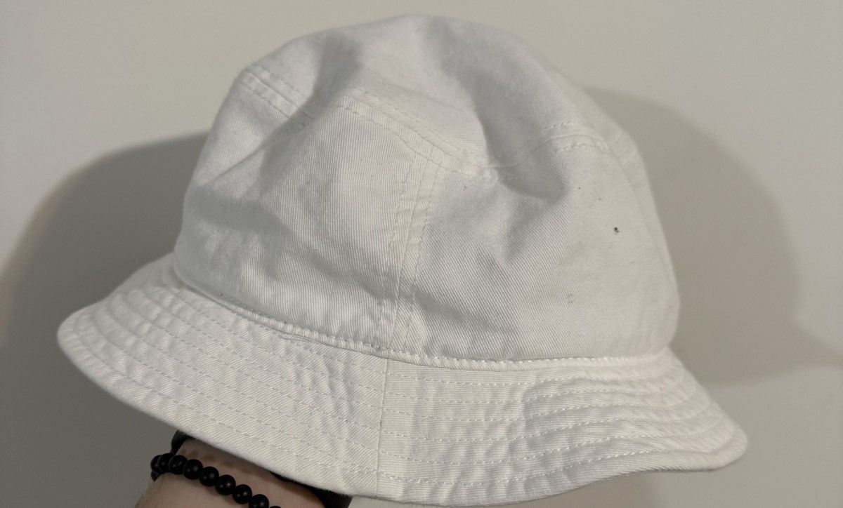 Adidas × Vintage Adidas white vintage bucket hat made from cotton Size ONE SIZE - 2 Thumbnail