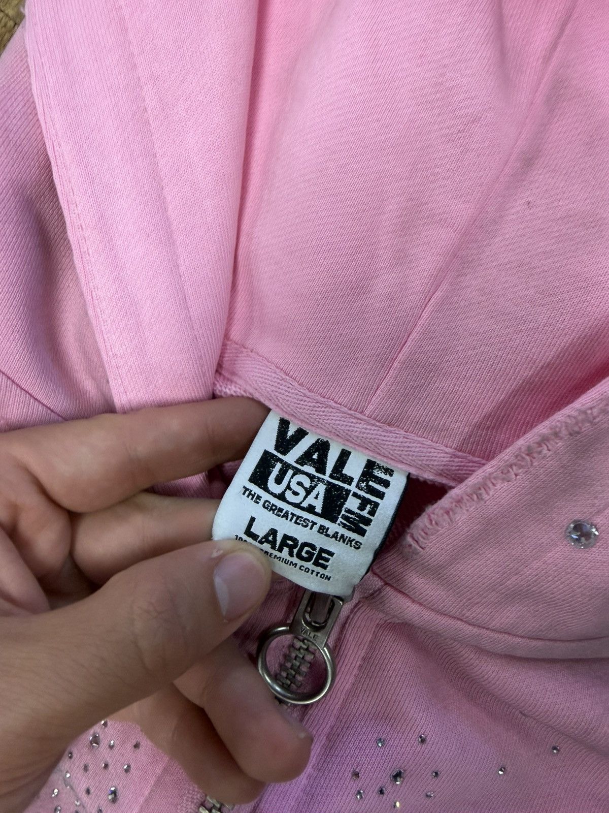 Vale Valley Portugal Pink Zip Up Size Large Size US L / EU 52-54 / 3 - 4 Thumbnail