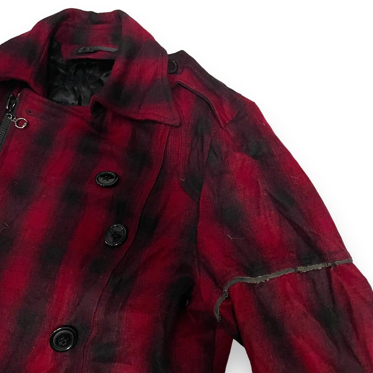 If Six Was Nine × Japanese Brand × Seditionaries RMANICA CS BLACK DOUBLE BREASTED TARTAN JACKET Size US L / EU 52-54 / 3 - 5 Thumbnail