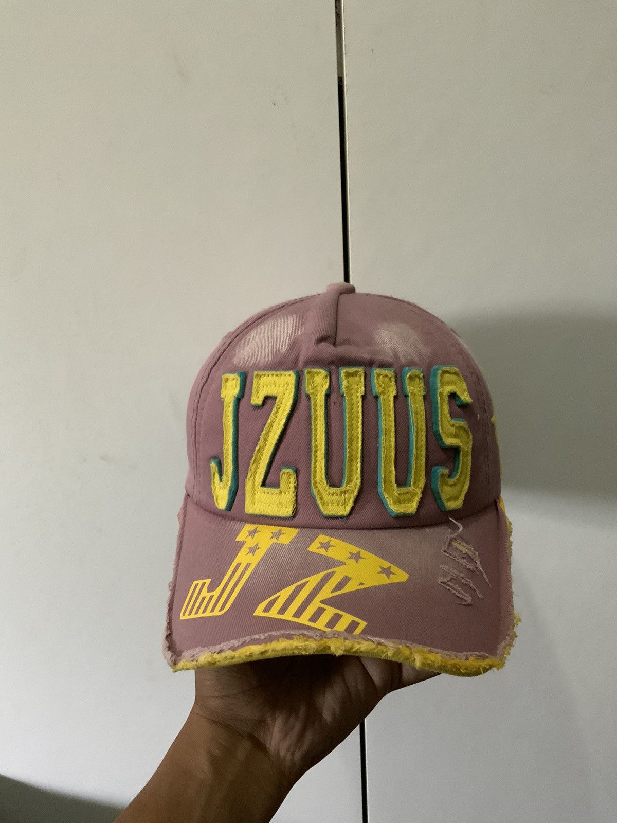 Japanese Brand Jzuus Distressed Fade Trucker Hat Size ONE SIZE - 5 Thumbnail