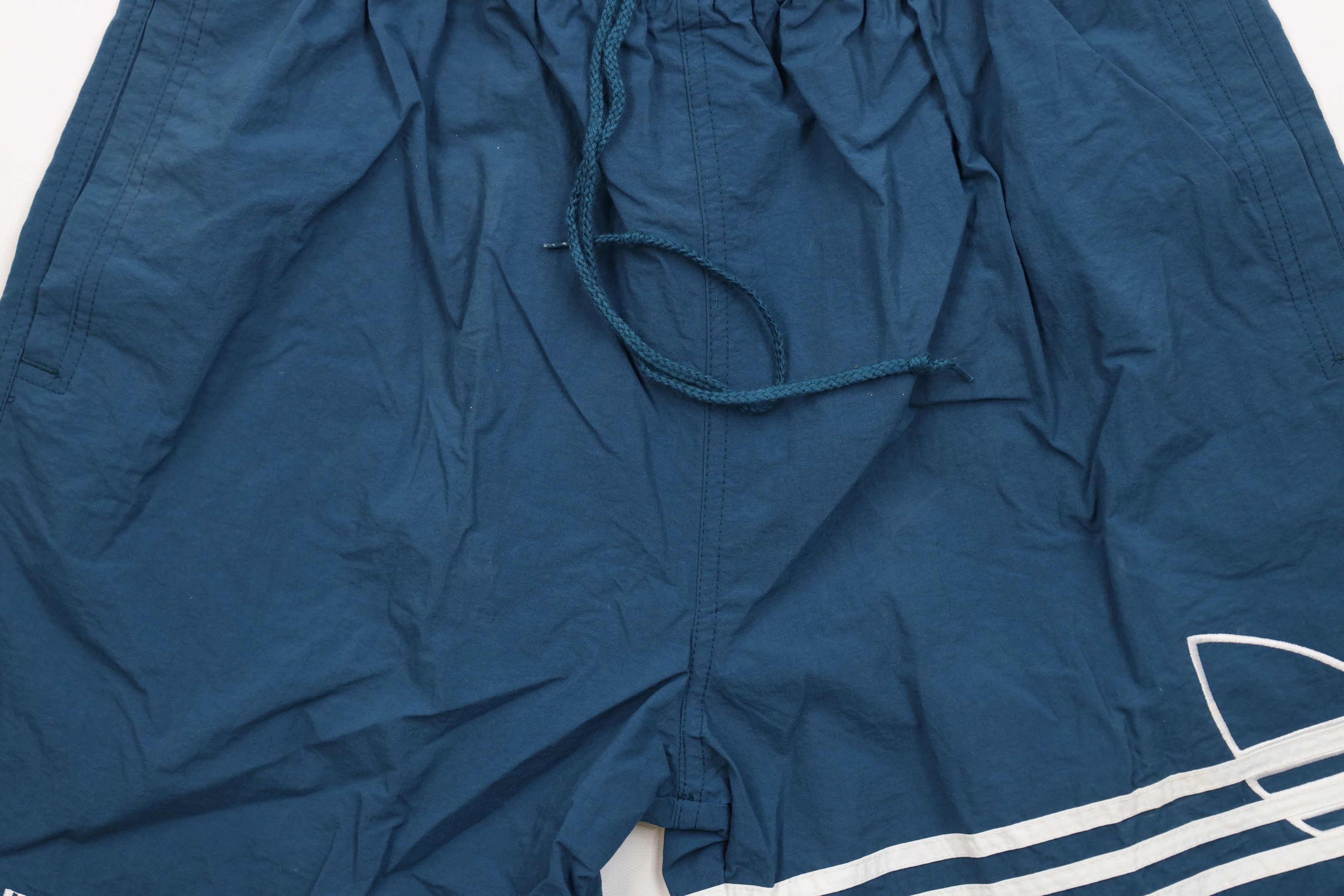 Adidas Deadstock Vintage 90s Adidas Jogging Soccer Shorts Teal Size US 34 / EU 50 - 3 Thumbnail
