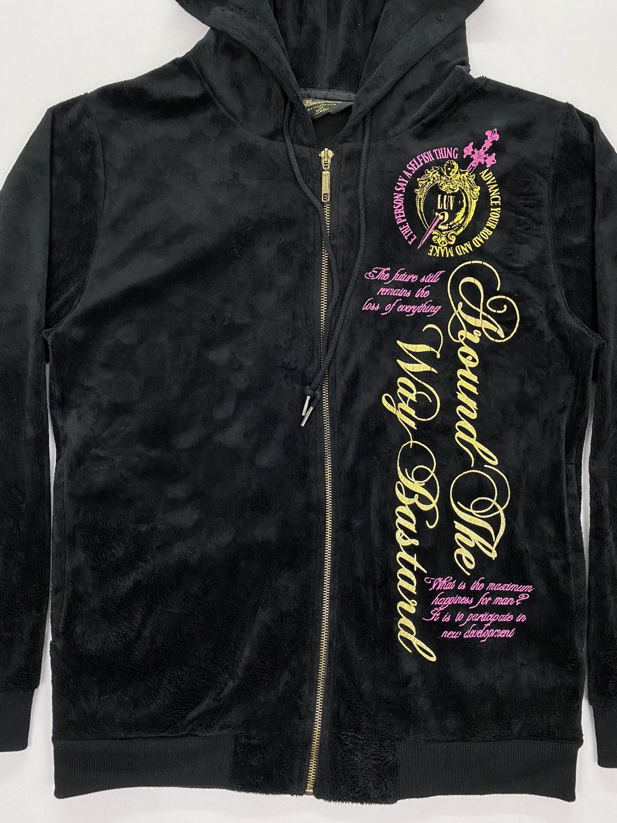 Japanese Brand Beaumere Aristocratic Velvet Fleece Hoodie Size US S / EU 44-46 / 1 - 4 Thumbnail