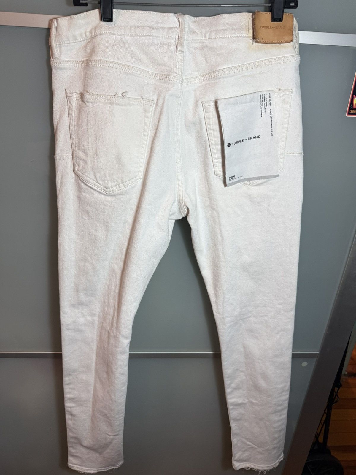 Purple Brand PURPLE Brand White Style No.P001 Size 34 Size US 34 / EU 50 - 3 Thumbnail