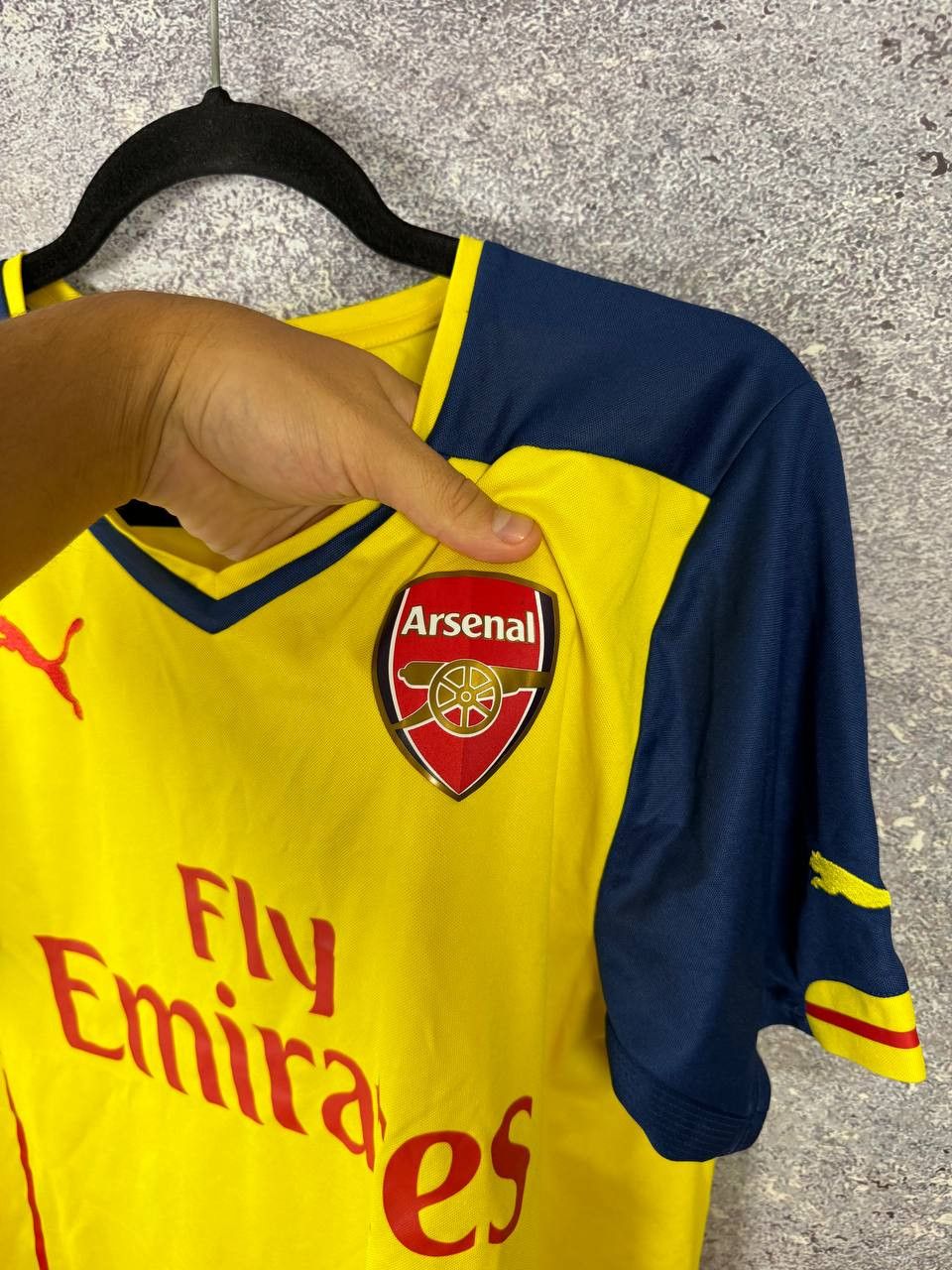 Puma Vintage Arsenal 2014/15 Away Puma Soccer Jersey Blokcore Size US M / EU 48-50 / 2 - 5 Thumbnail