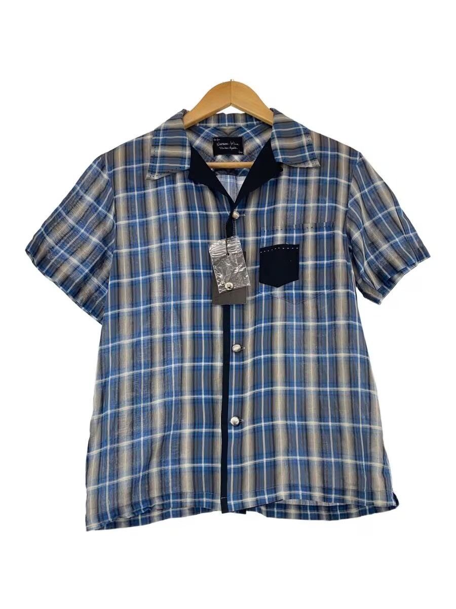 Number (N)ine Number (N)ine SS09 Blue Ombre Check Rayon Shirt