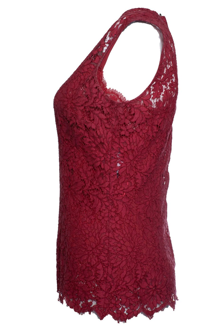 Prada Prada, red lace top Size S / US 4 / IT 40 - 2 Thumbnail