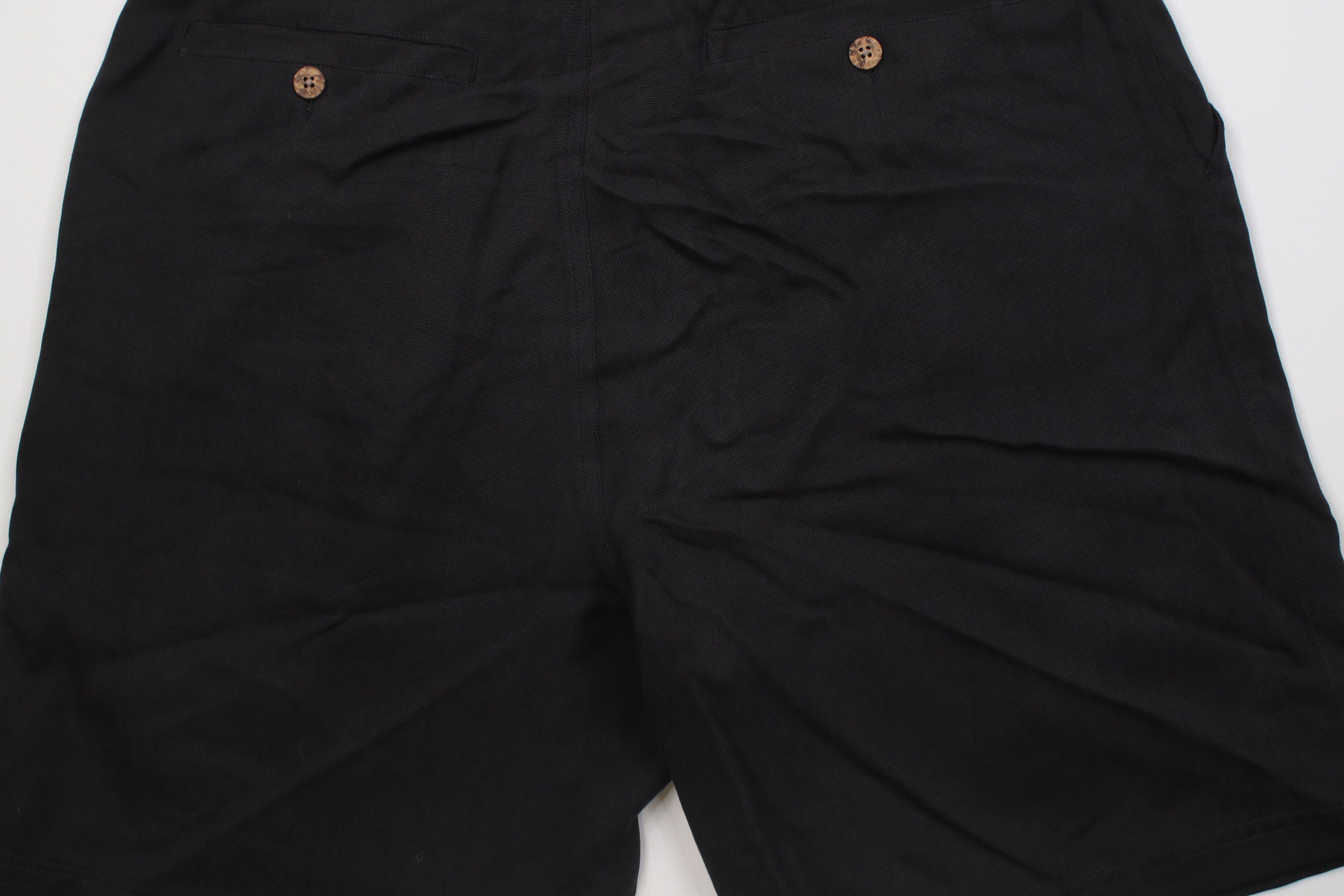 Tommy Bahama Vintage 90s Y2K Tommy Bahama Above Knee Chino Shorts Black Size US 34 / EU 50 - 10 Thumbnail