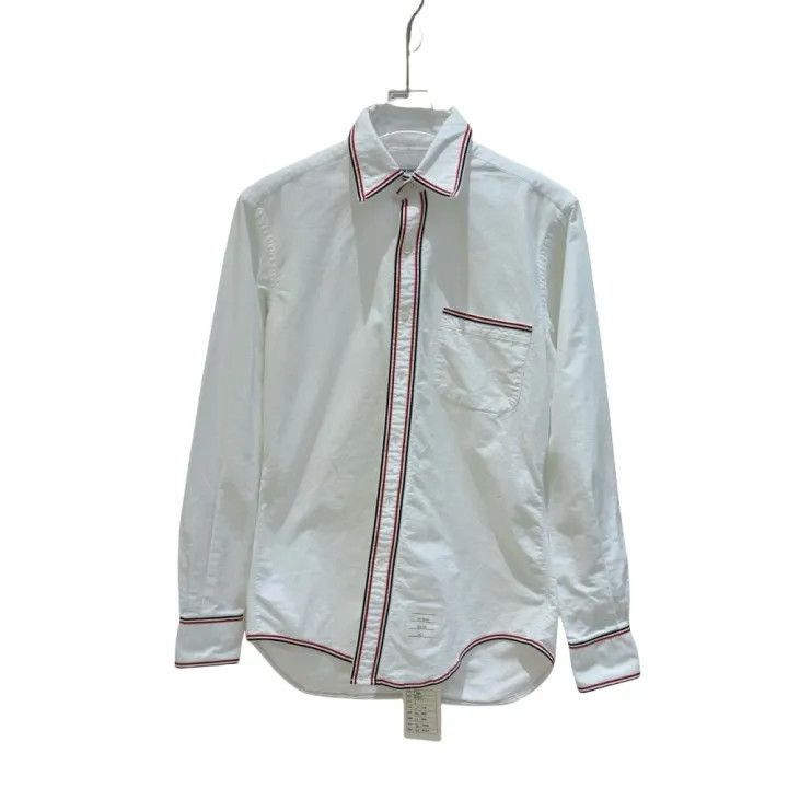 Thom Browne Thom Browne Striped Oxford Long Sleeve Shirt -2507 Size US S / EU 44-46 / 1 - 7 Thumbnail