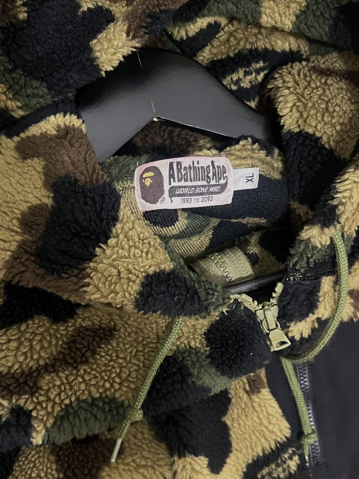 Bape BAPE Fleece jacket Size US XL / EU 56 / 4 - 3 Thumbnail