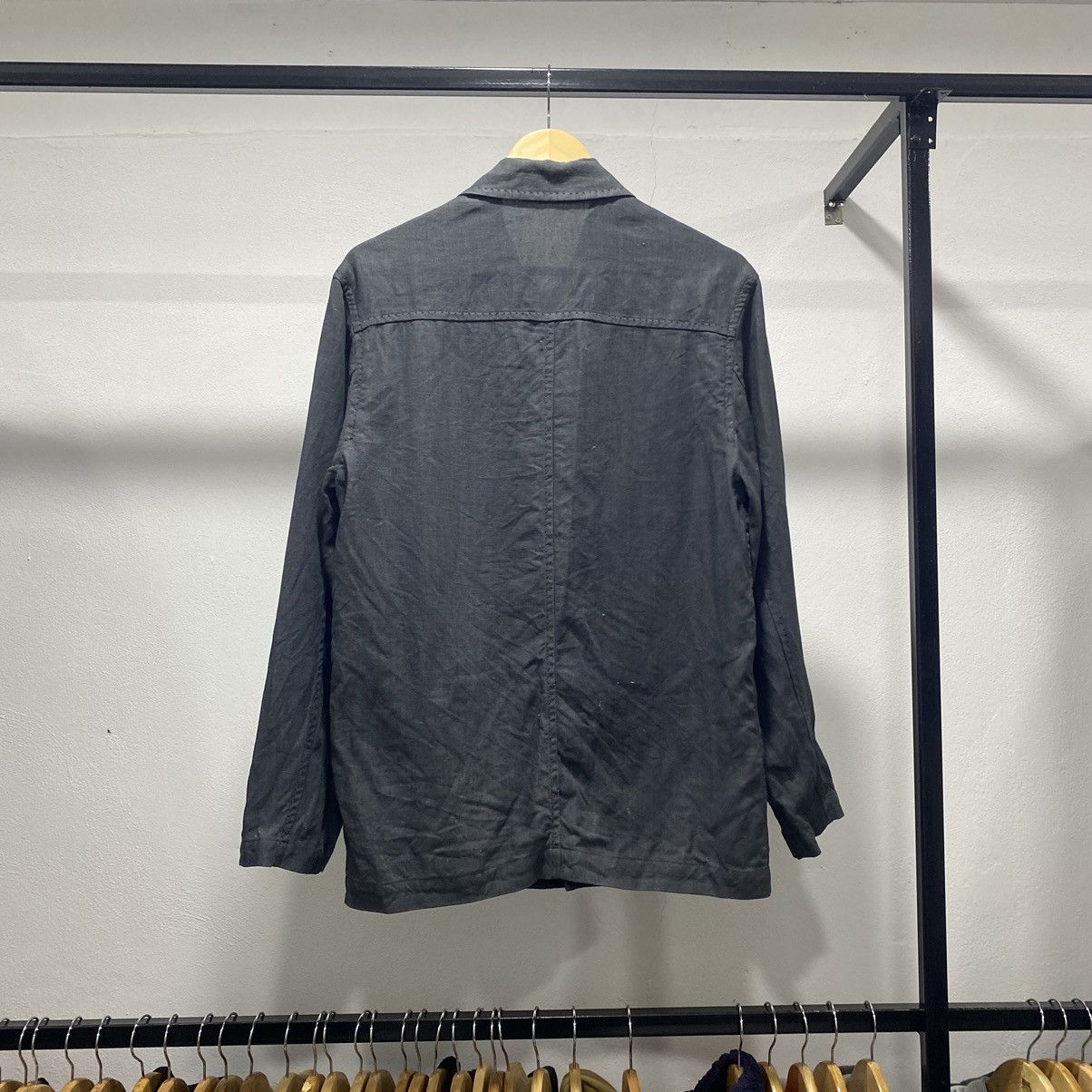 Designer × Japanese Brand 💥Visaruno Linen Chore Jacket Japan Casual LGB Size US M / EU 48-50 / 2 - 7 Thumbnail