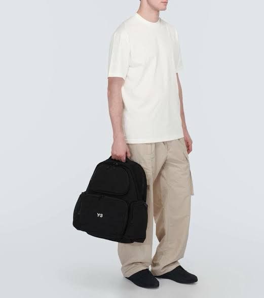 Adidas × Y-3 Adidas Y-3 Utility Heavy Duty Embroidered Backpack Y3 IR5788 Size ONE SIZE - 3 Thumbnail