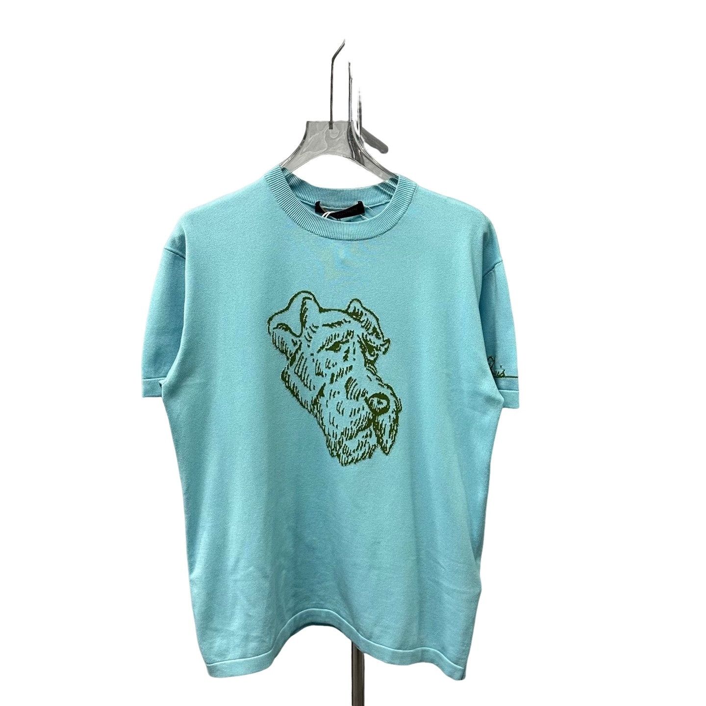 Louis Vuitton Louis Vuitton Tyler Dog Motif Knit T-Shirt Size S Size US S / EU 44-46 / 1 - 1 Thumbnail