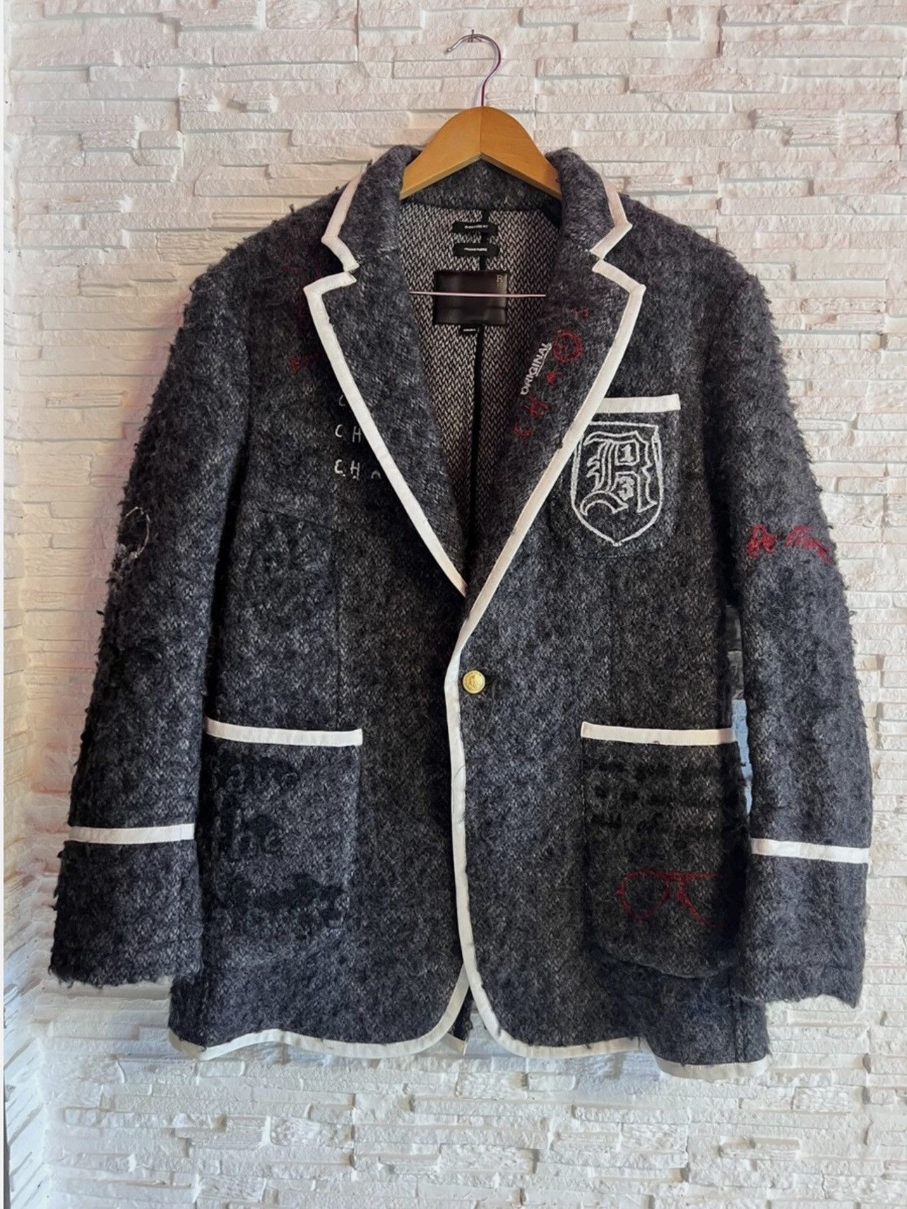 R13 R13 Wool Oversized Blazer – Size XS (Oversized / Unisex) Size 38S - 5 Thumbnail