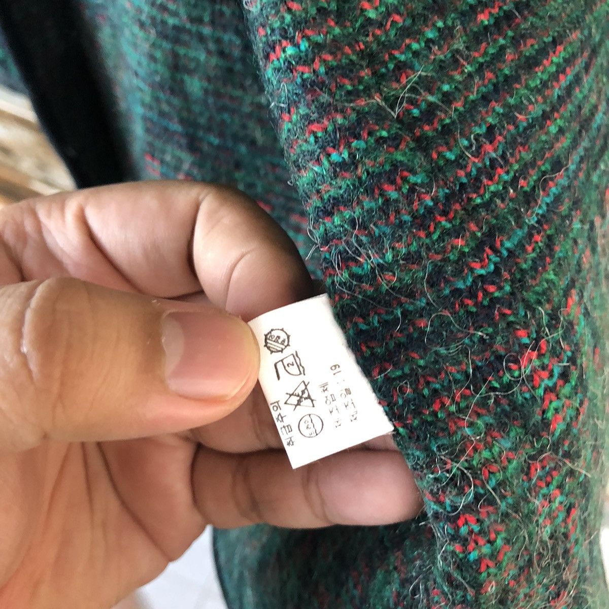 Vintage Vintage art Japan green Vest Knitwear #A1797 Size US M / EU 48-50 / 2 - 10 Thumbnail