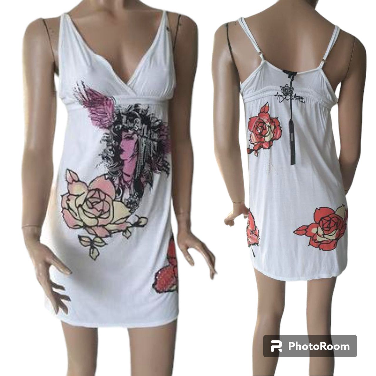Miss Sixty Miss Sixty white mini dress Sz S Size S / US 4 / IT 40 - 5 Thumbnail