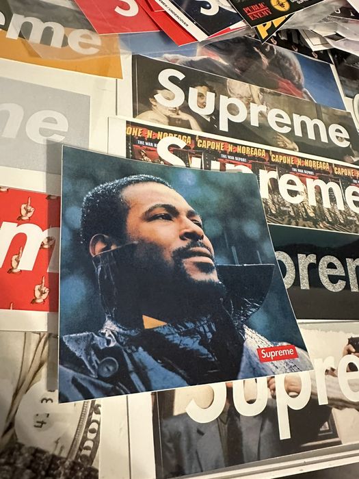 Supreme marvin 2025 gaye sticker