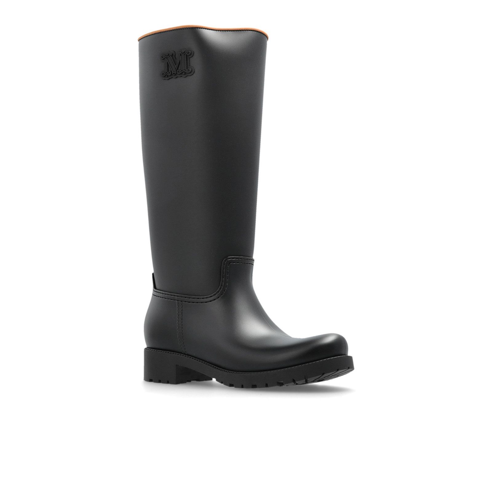 Max Mara MAX MARA Knee High Black Leather Boots New & Authentic (Wome Size US 8 / IT 38 - 2 Thumbnail