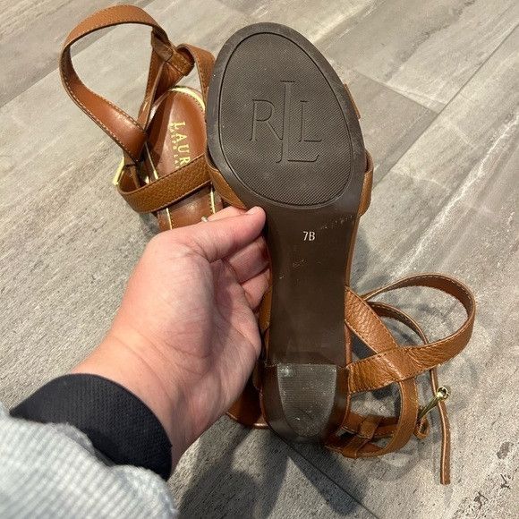Ralph Lauren Ralph Lauren Brown High Heels Size US 7 / IT 37 - 5 Thumbnail
