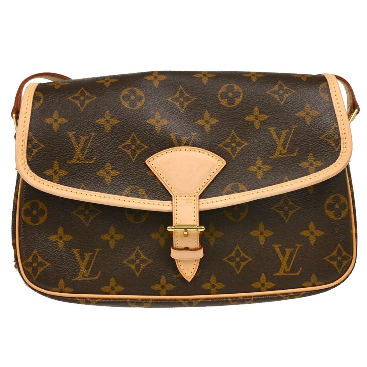 Louis Vuitton Monogram Canvas Sologne Handbag Brown